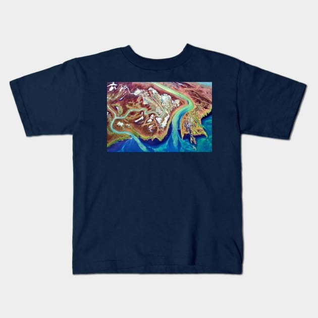 Veins of the Earth Kids T-Shirt by Cretense72